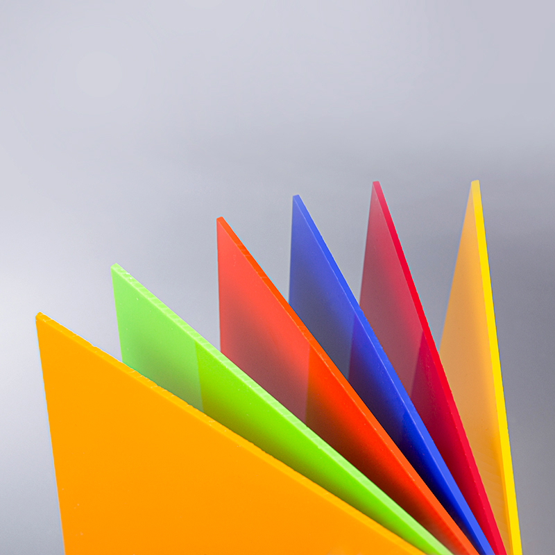 Lembar akrilik berwarna -warni